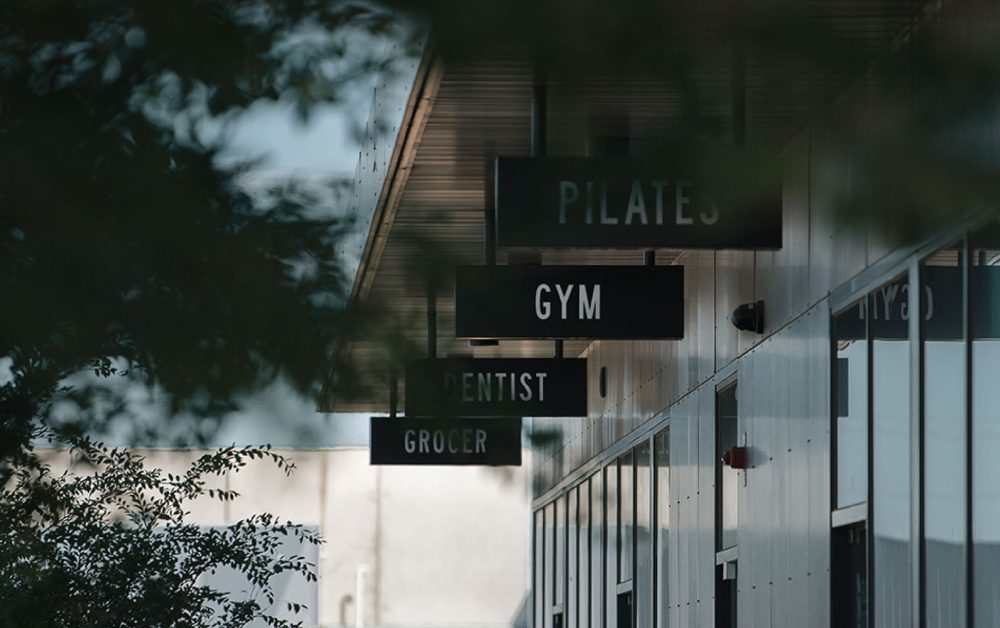 There's 5 tenant awing signs on one of the buildings at Maybloom Clyde North